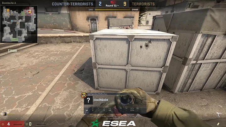 CS:GO - First ninja on new dust2... 1v3 ninja defuse...