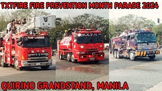 TXTFIRE Fire Prevention Month Parade 2024 | (100th) Video Emergency Vehicles Spotting Special