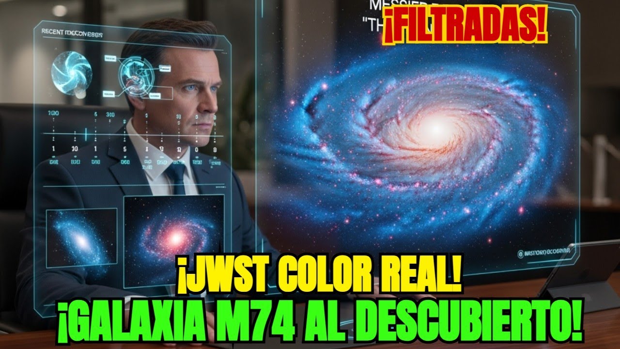 ¡FILTRADAS! Así luce la GALAXIA FANTASMA M74 en color con el James Webb