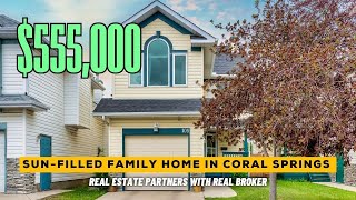 Beautifully Maintained Two-Storey Home With Over 1,800 SQFT In Coral Springs, Calgary!