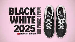 BLACK WHITE 2025 Nike Air Force 1 PRM | DETAILED LOOK   PRICE