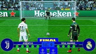 PES 2019 | Juventus vs Real Madrid | Final UEFA Champions League (UCL) | Penalty Shootout