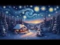 Starry Christmas Night - Merry Christmas Greeting card