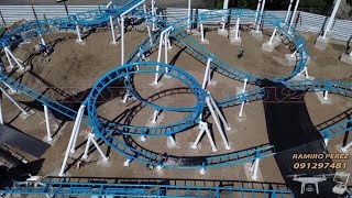 Video Dron Mini 3 Finales De Obra De La Nueva Montaña Rusa Y Otros Juegos Del Parque Rodo. Feb 2026.