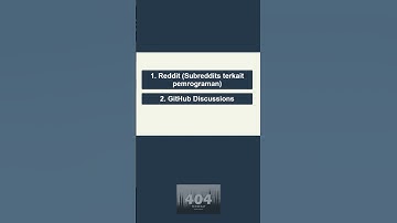 5 Alternative Stack Overflow #alternative #stackoverflow #programmertersesat #tiktok #2024 #geek