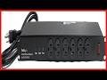 Reliable 1U Rack Mount PDU with Surge Protection and Convenient Layout