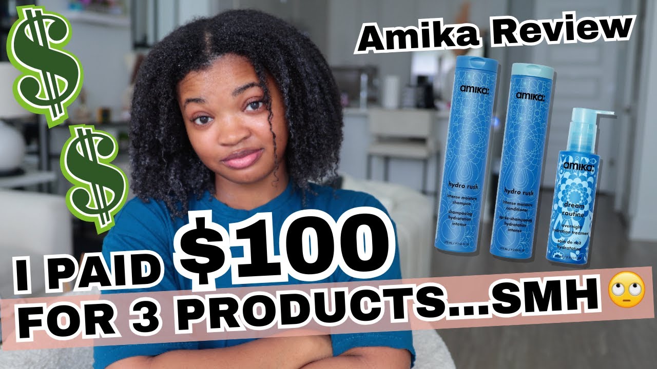  100 for 3 products is it worth it amika review youtube