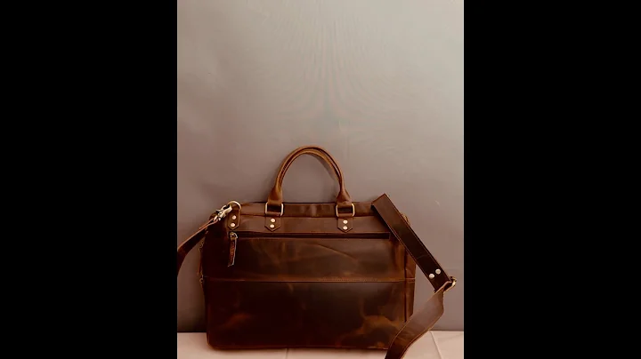 Designing the Perfect Leather Laptop Bag – Fully Customized #laptopbag #leatherlaoptopbag #leather ￼