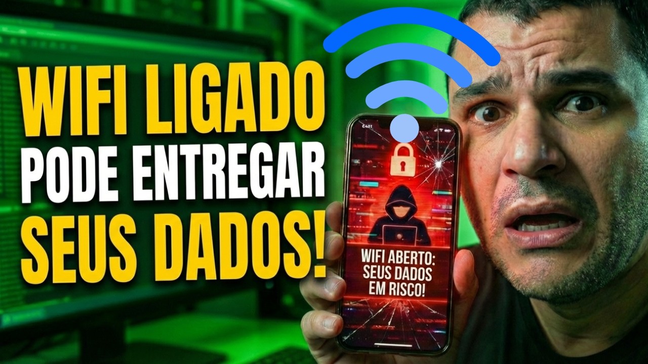 CUIDADO, WIFI ATIVADO NA RUA PODE ENTREGAR SEUS DADOS PARA GOLPISTAS E AINDA DESCARREGAR SUA BATERIA