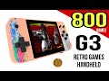 G3 retro games handheld console open showcase NES 800 games system budget 游戏机 famicom 掌机 800款 游戏