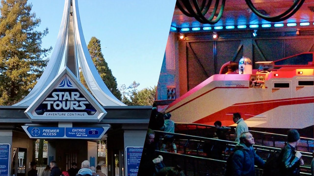 Star Tours: The Adventures Continue Paris 2023 4K
