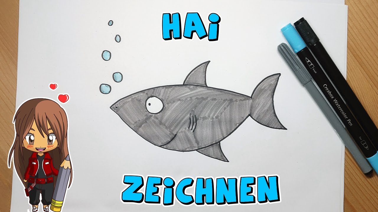 Hai Einfach Malen Fur Kinder Ab 5 Jahren Malen Mit Evi Deutsch Youtube