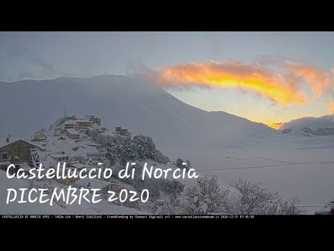 Timelapse Castelluccio di Norcia, Dicembre 2020