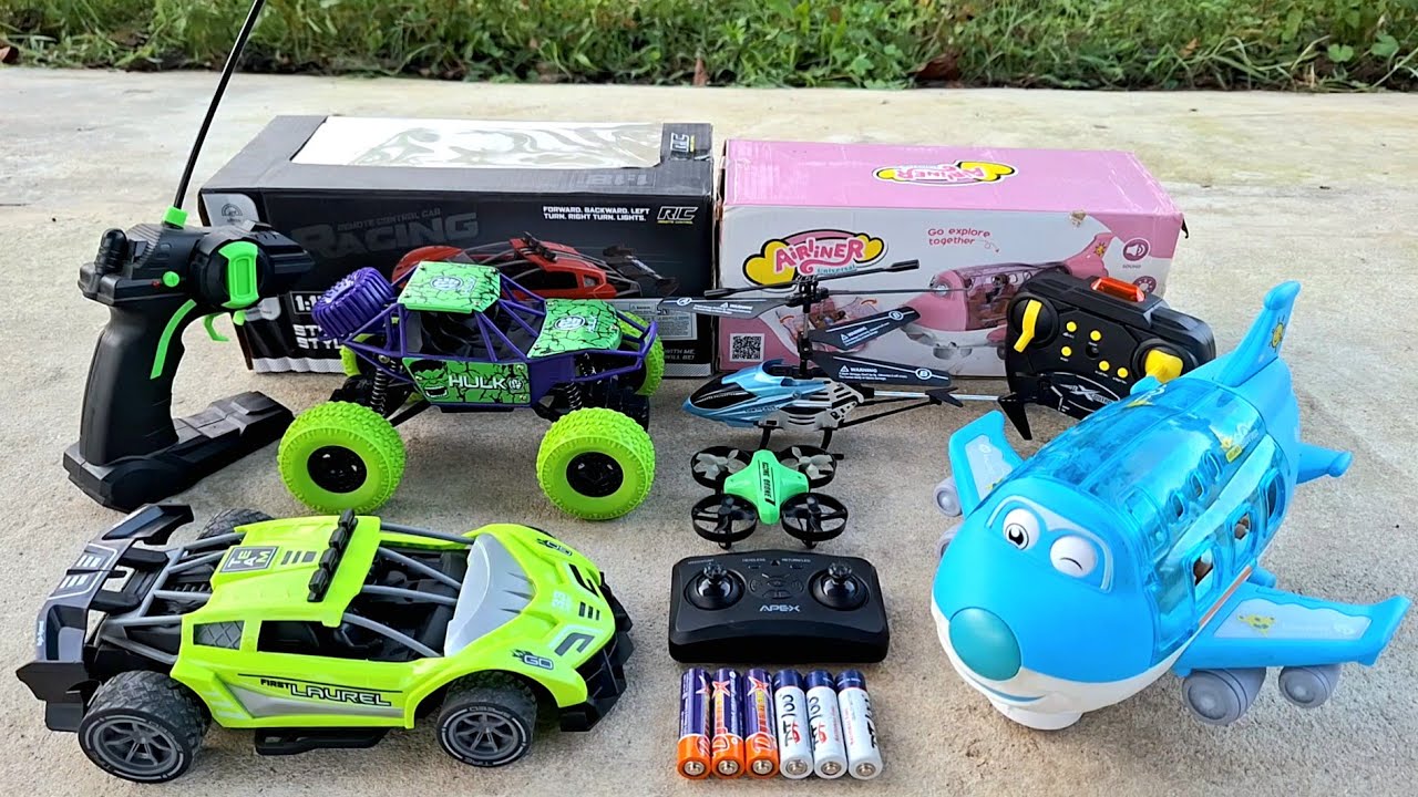 Rc Racing Car,Rc Rock Crawler,Rc Helicopter,Airplane and Racing Drone Unboxing and Test Review