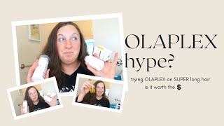 Trying OLAPLEX on my LONG Hair! | Is it worth the money? | Does it ACTUALLY work?
