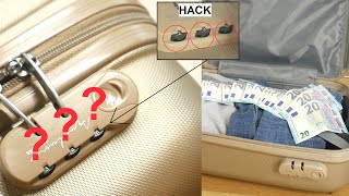 How To Easy Unlock Forgotten Suitcase Lock password