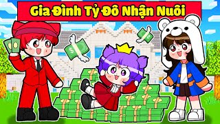 NABEE EM BÉ NGHÈO ĐƯỢC GIA ĐÌNH TỶ ĐÔ TỐT BỤNG NHẬN NUÔI TRONG MINECRAFT 👶🤑💳