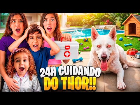 CUIDAMOS DO CACHORRO DAS IRMAS PINA POR 24H *Sobrevivemos? 😱