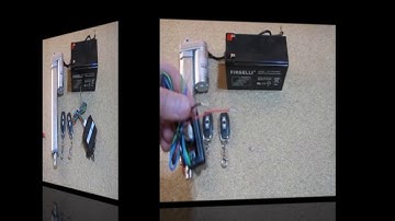 Unboxing a Premium Linear Actuator, and how to connect and operate it