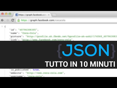 Video: Come faccio ad aprire vs JSON nel codice?
