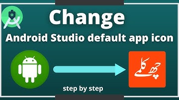 How to change default  App icon in android studio step by step | Samehulhaq