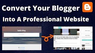 Complete Blogger Tutorial For Beginners in Hindi | Customize Blogger into a PRO Website in 2021