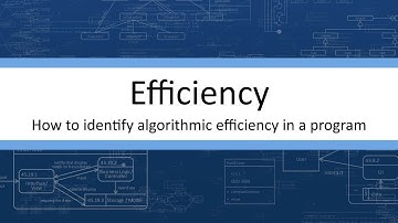 Efficiency - How to identify the efficiency of an algorithm