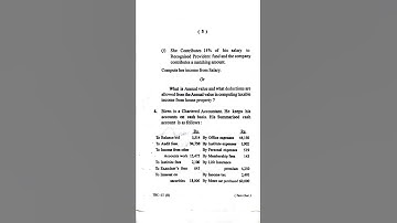 (B.com)3 semester income tax exam paper (2017year)
