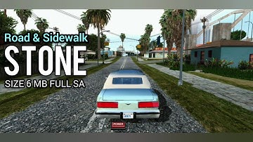 Stone Road & Sidewalk GTA SA Android | FULL SA