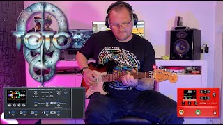 Toto - Rosanna cover - FREE  Boss GX-100 preset + FREE  HXStomp preset ( guitar solo )