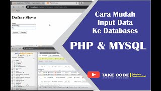 Cara Isi Data Ke Database MYSQL Dengan Form Input Menggunakan Bahasa Pemrograman PHP