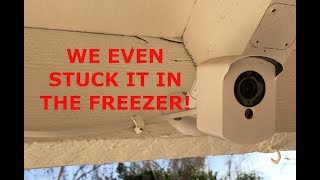 Wyze Cam Outside Torture Test - We Even Stuck It In The Freezer!