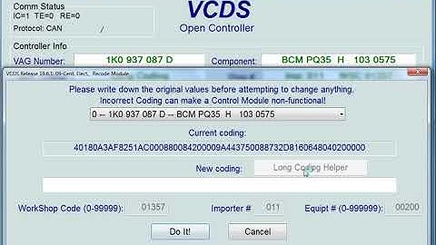 Activate/Deactivate fog cornering lights with VCDS