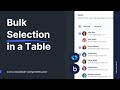 Creating a Bulk Selection feature in a Table | Bubble.io tutorials