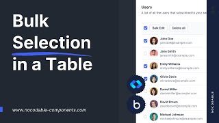 Creating a Bulk Selection feature in a Table | Bubble.io tutorials