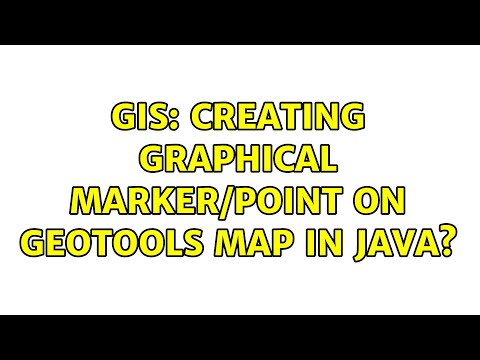 GIS: Creating graphical marker/point on Geotools map in Java?