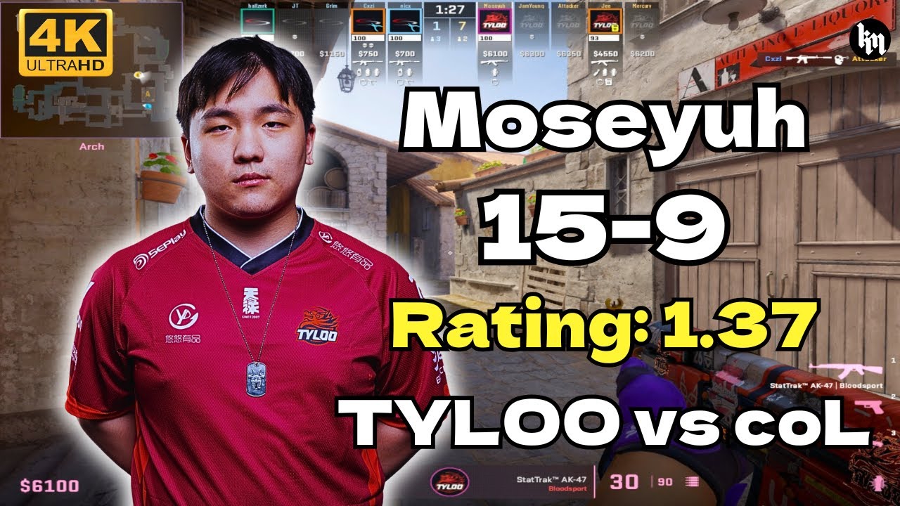 Moseyuh (15-9) TYLOO vs coL (Inferno) | IEM Cologne 2025 Stage 1 | CS2 POV/DEMO