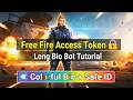 How to Get Free Fire Access Token Safely ✅ | Long Bio Telegram Bot Tutorial