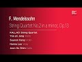 F. Mendelssohn String Quartet No.2 in a minor, Op.13