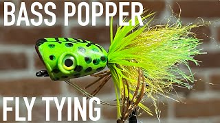 Bass Popper Fly Tying - Everything You Need To Know!