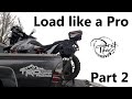 Securing a loaded motorcycle - KTM 790 Adventure r