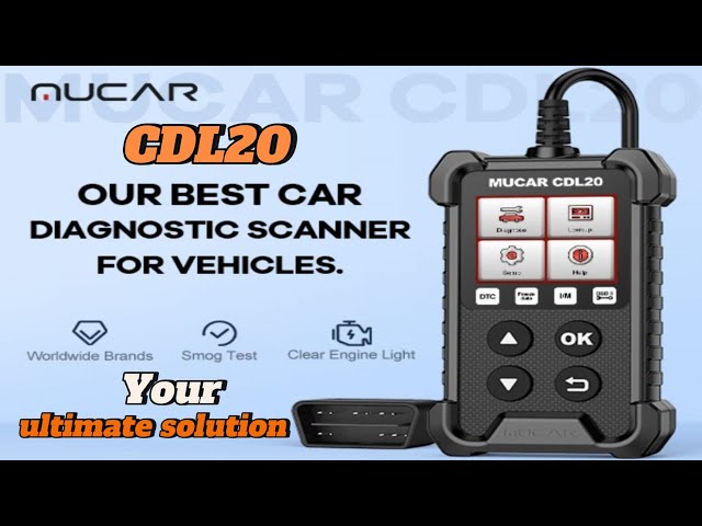 MUCAR Obd/Obd2 Diagnosis con Cable eléctrico, CDL20 Maquina Diagnosis apoya  español, Diagnosis Coche Multimarca Asequible de Nivel de Entrada, Sensor  de O2 / Sistema EVAP/Prueba de Smog : : Coche y moto