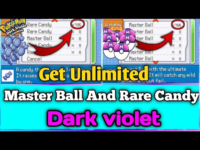 Rare Candy Cheat Code for Pokemon Scarlet And Violet [GBA] 