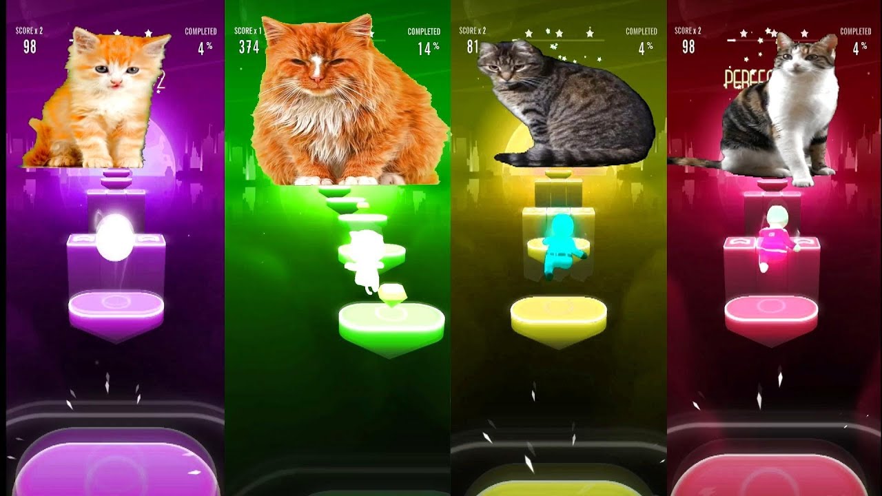 Cute Cats Tiles Hop YouTube