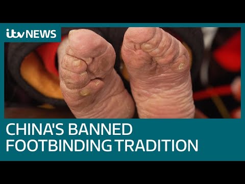 Banned Practice Of Foot Binding Blighting China's Oldest Women | ITV News