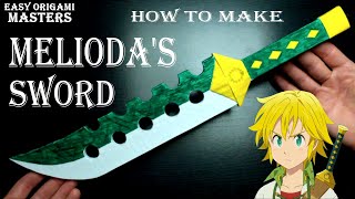 How to make Lostvayne Meliodas from paper. The Seven Deadly Sins