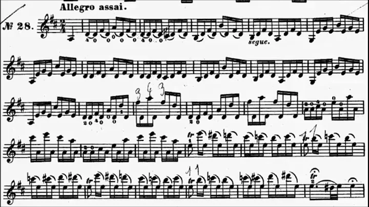 AMEB Violin Grade 8 List A Fiorillo Allegro Assai Op.3 No.28