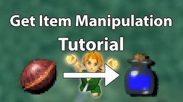 Deku Tree Get Item Manipulation Tutorial for Ocarina of Time Any% Speedruns