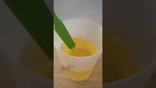 Watch me make a candle in a pretty green and white bubble jar. #lovewhatyoudo
