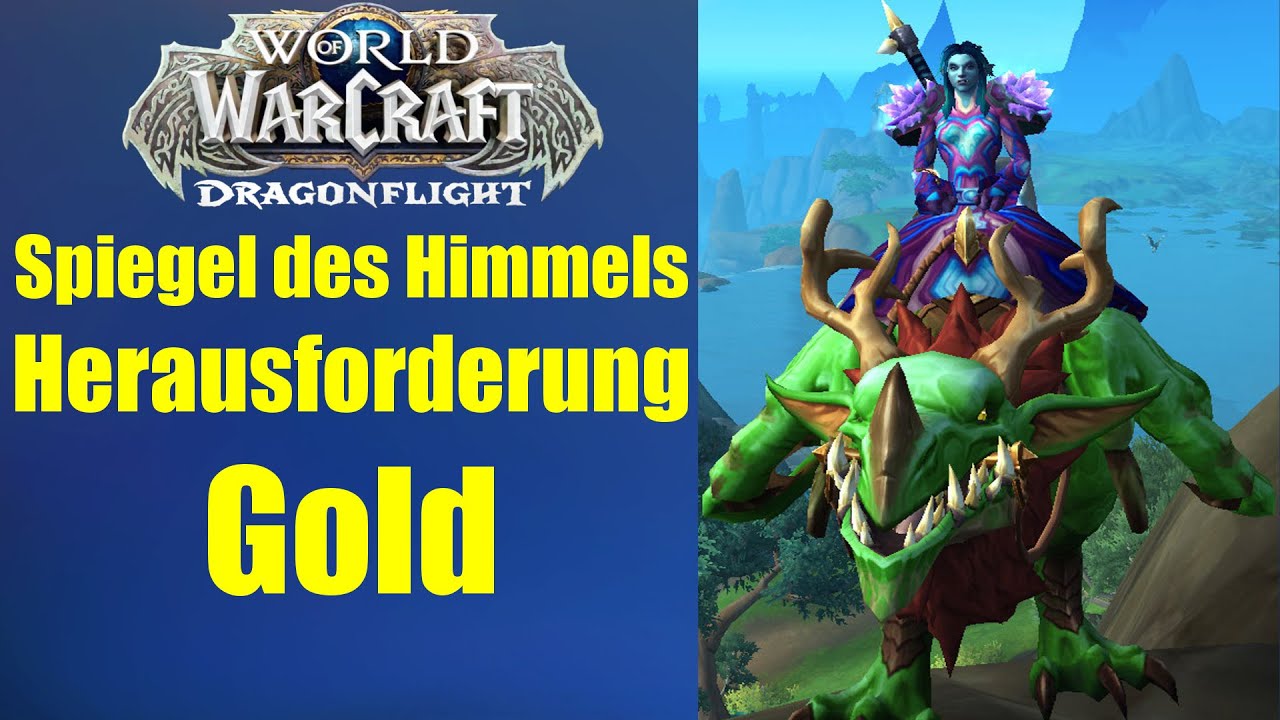Wow Spurt Zum Spiegel Des Himmels